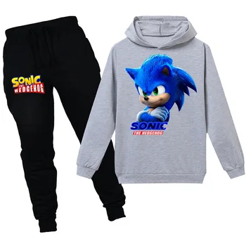 Sonic djeca veste za sonic dječje Majica za dječake, djevojčice znoja košulja dijete hoodies odjeća Hlače 2 kom. Skup