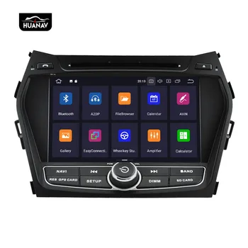 DSP Android 9.0 auto dvd gps navigaciju player za Hyundai IX45 Santa fe 2013-2016 auto radio multimedia headuint screen player