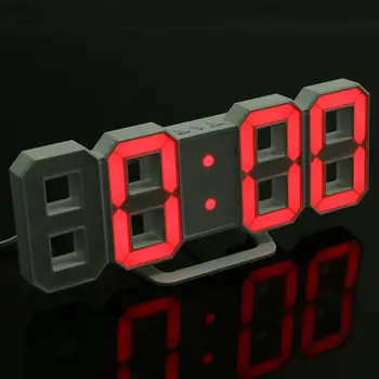 Digitalni elektronički stolni satovi led sat 12/24 satni prikaz alarm i ponavljanje 8888 prikaz plava zelena crvena bijela