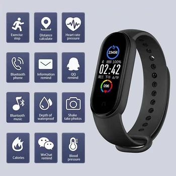 Smart grupa vodootporan IP67 Sport pametni satovi Muški Ženski krvni tlak monitor srčane fitness narukvica za Android i IOS