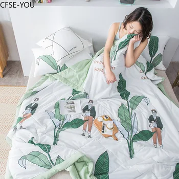 Mekane pamučne plahte pokrivači za krevete soft avokado ljetno deka puni Kraljica kauč na razvlačenje deka deka deka krevetu