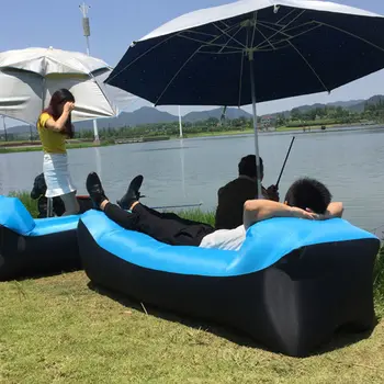 2020 Vanjski Inflatable Krevet Prijenosni Zračni Madrac, Jastuk Kauč Pijesak Plaža Jastuk Kamp Turizam Turizam Putovanja Vodootporan