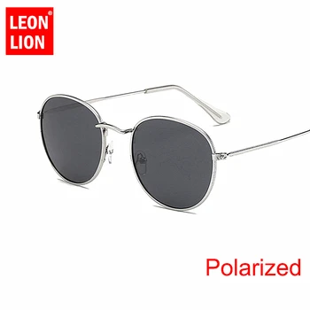 LeonLion 2021 Polarizd Sunčane Naočale Žene / Muškarci Brand Dizajner Okrugle Naočale Dama Ogledalo Sunčane Naočale Disk Oculos De Sol Gafas
