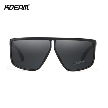 KDEAM prevelike geometrijski gospodo polarizirane naočale TR90 fleksibilan okvir polarizirane leće muške sunčane naočale oculos de sol