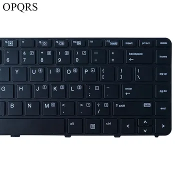 Nova tipkovnica laptop SAD za HP Probook 430 G3 430 G4 440 G3 440 G4 445 G3 640 G2 645 G2 engleska crna tipkovnica s okvirom