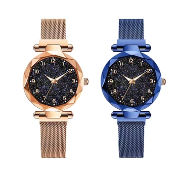 Дропшиппинг satovi za žene moda luksuz Magnet buckle ženski Ručni satovi, Ručni satovi zvjezdano nebo 2020 satovi