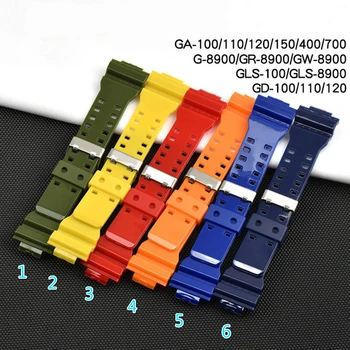 Sportski remen za Casio G-Shock GA100/110/120/150/400/700 GD100/110/120 GLS-100/8900 G8900 GR/GW-8900 izdržljivi silikon remen za sat