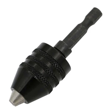 1/4 inča imbus koljenica bez ključa bušilica uložak быстросменный adapter je pretvarač 0,3-6,5 mm (crni)