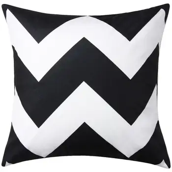 SUNBEAUTY ukrasne jastučnice crna i bijela jastučnice klasični 45x45cm jastučnicu Home Decor kauč za dnevni boravak